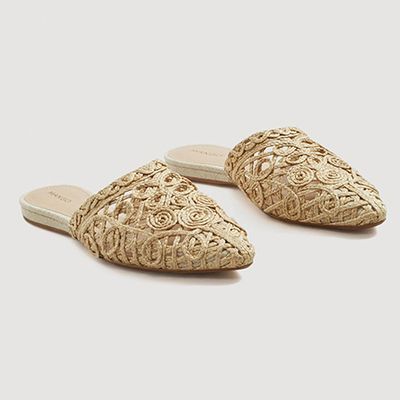 Braided Design Mules from Mango