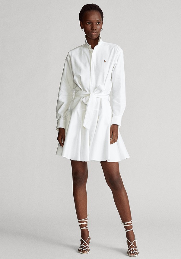 Cotton Oxford Shirtdress