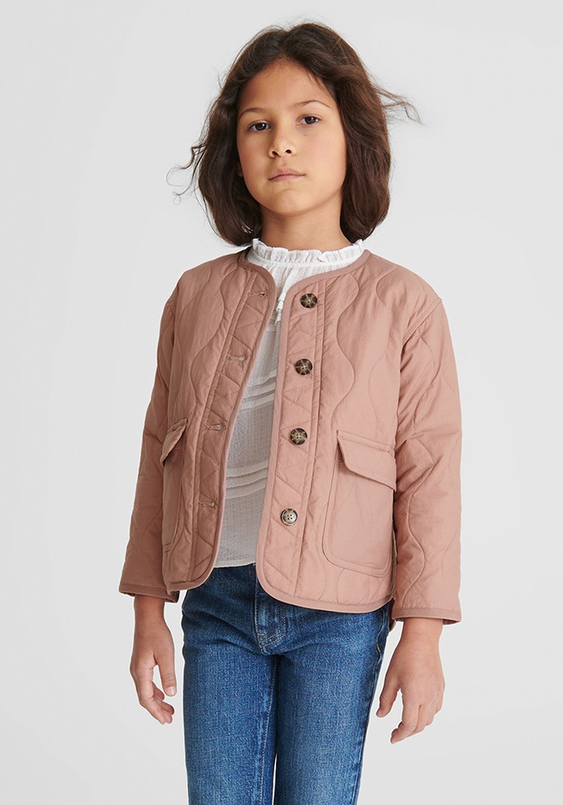 Saffron Quilted Short Coat