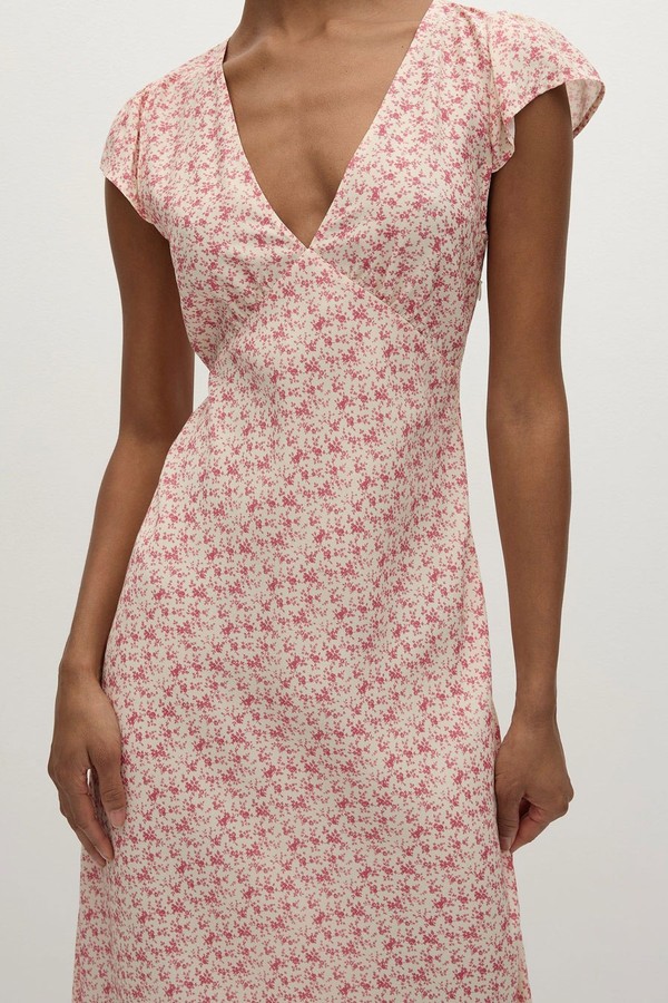 Esson Midi Dress Sakura Floral from Faithfull The Brand