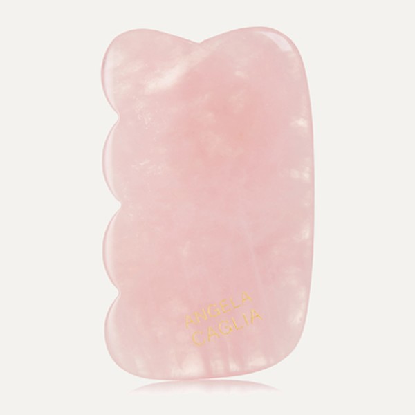 Rose Quartz Gua Sha Lifting Tool from Angela Caglia
