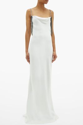 Crystal-Embellished Satin Gown from Christopher Kane