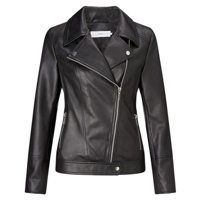 Betsy Leather Biker Jacket from John Lewis