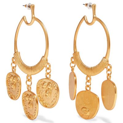 Gold-Plated Earrings from Kenneth Jay Lane