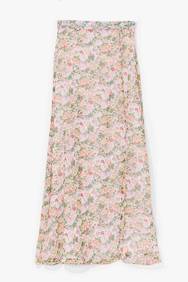 Nobody Bud You Floral Maxi Skirt from Nasty Gal