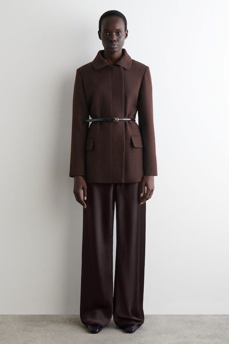 Satin Wide-Leg Trousers from COS