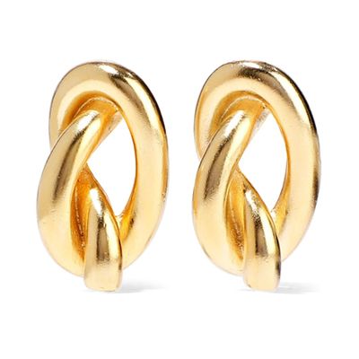 Gold-Tone Clip Earrings from Ben-Amun