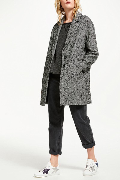 Herringbone Coat from And/Or