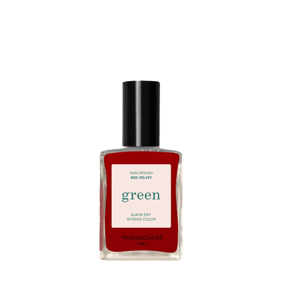 Green Vegan-Friendly Nail Polish In Red Velvet from Manucurist