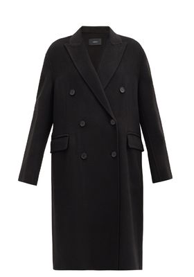 Carles Felted Wool-Blend Double-Breasted Coat from Joseph