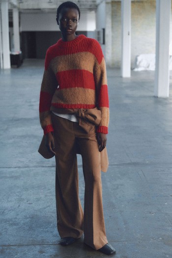 Chunky-Knit Striped Sweater from Mango