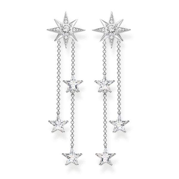 Stars Silver Earrings