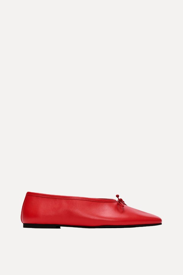 Leather Ballet Flats from Arket