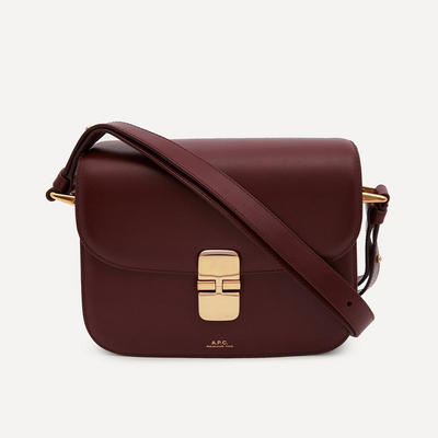Grace Small Leather Cross-Body Bag from A.P.C.