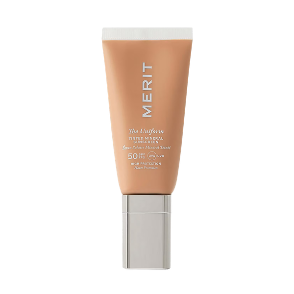 The Uniform Tinted Mineral Sunscreen SPF 50 from Merit Beauty