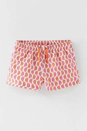 Watermelon Bermuda Swim Shorts from Zara