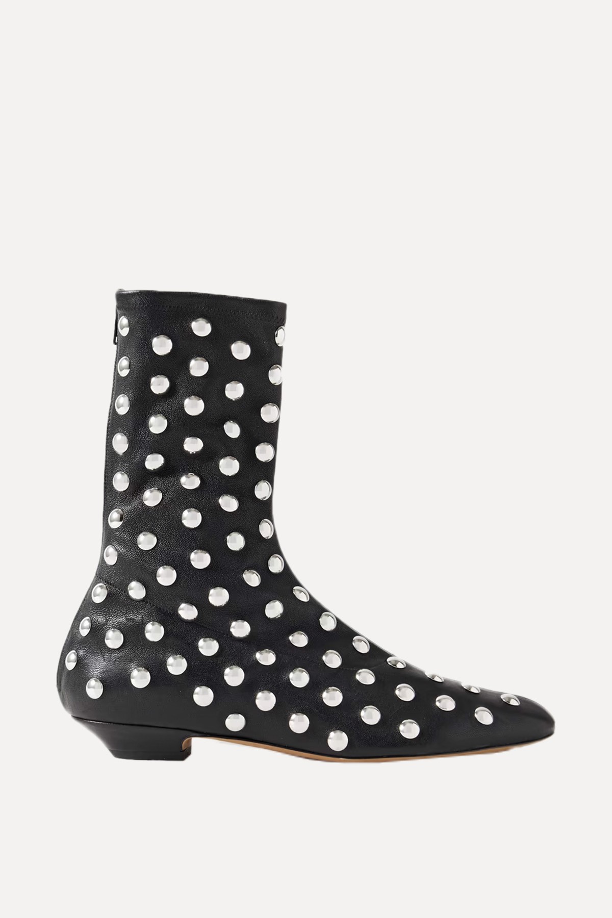 Apollo Studded Leather Booties from Khaite