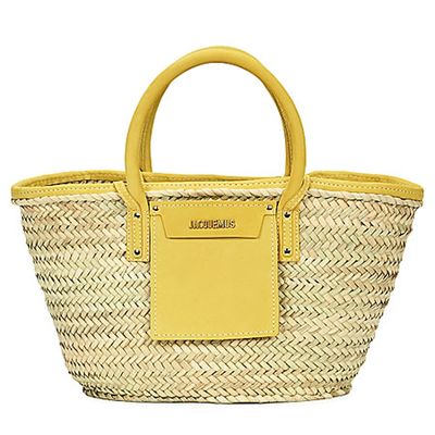 Le Grande Panier Soleil Raffia Basket Bag from Jacquemus