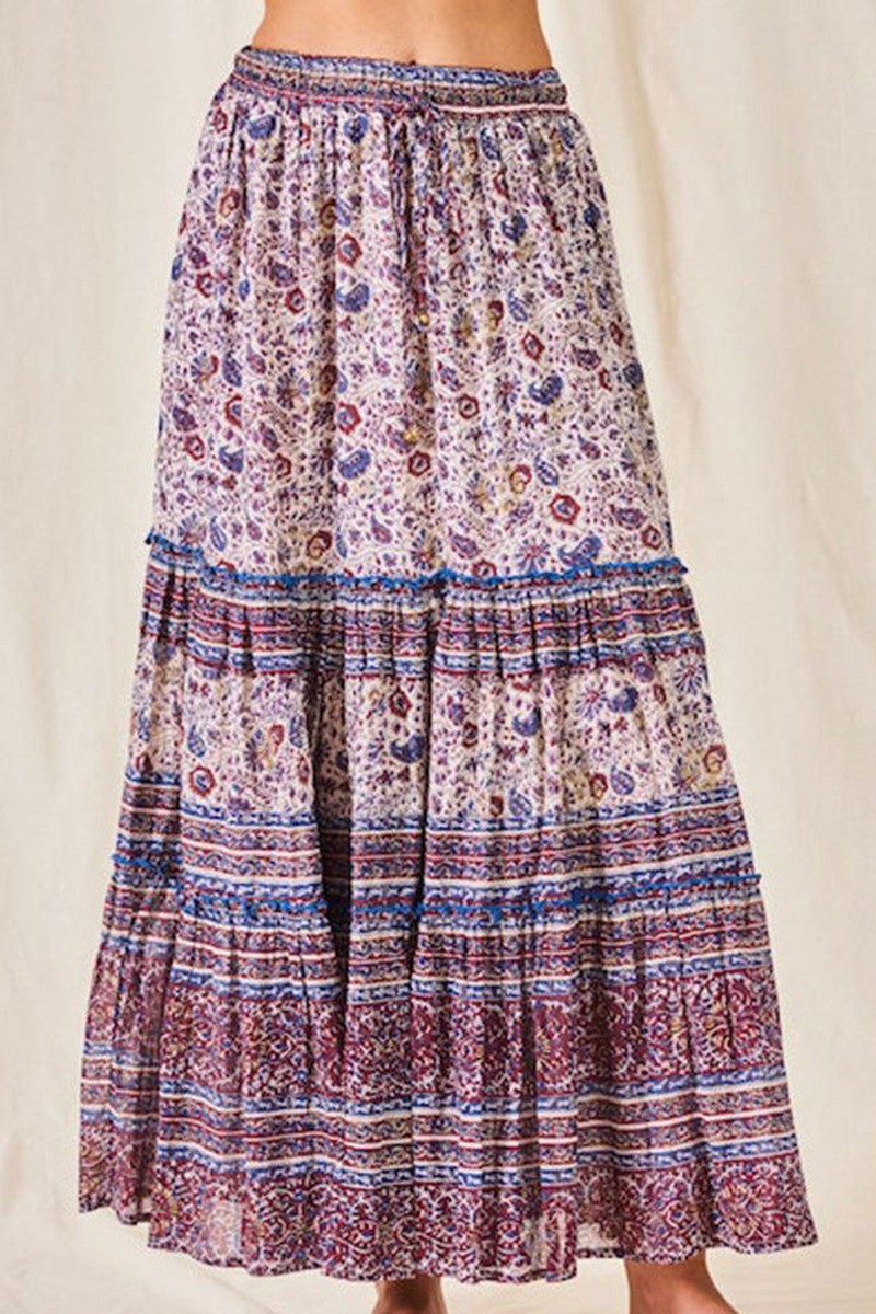 Rosa Print Maxi Skirt from Mabe