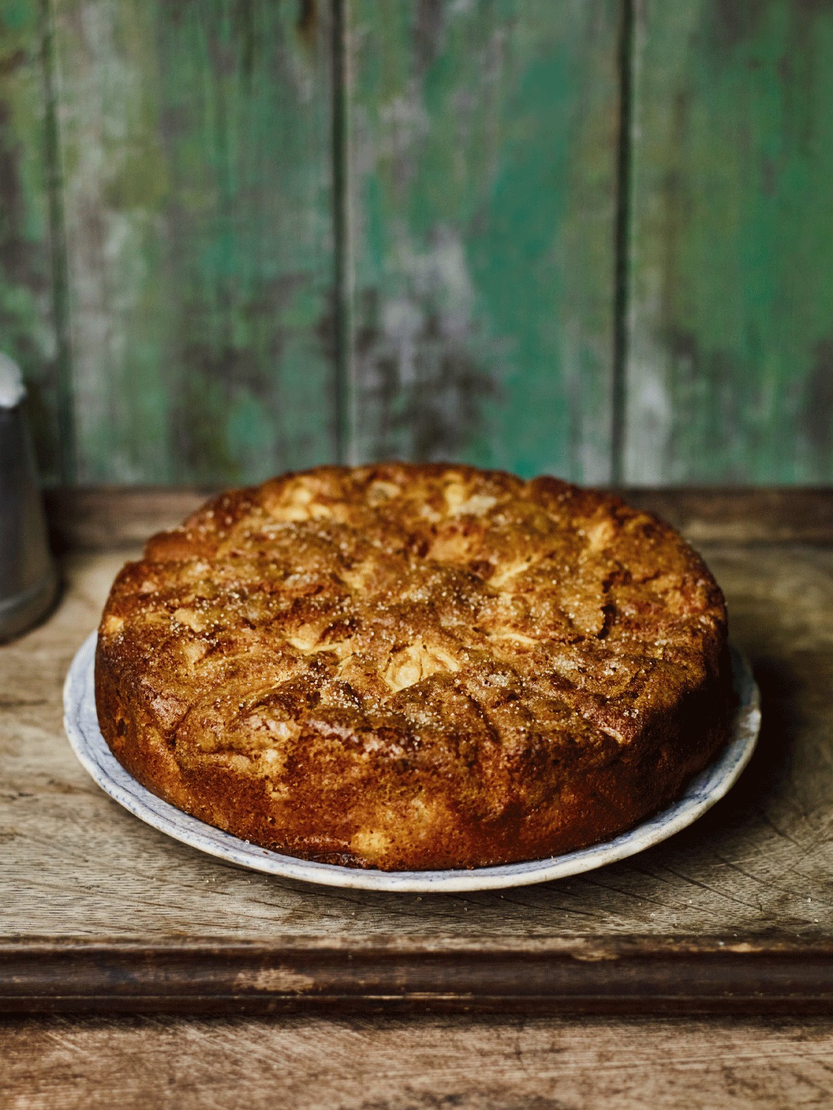 Irish Apple Cake with Whiskey Sultanas