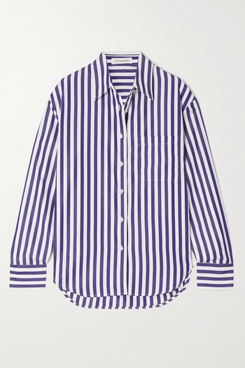 Lui Striped Poplin Shirt from Frankie Shop