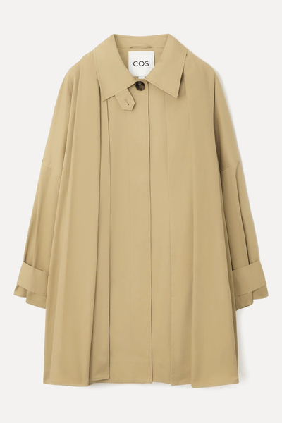 Oversized Scarf-Detail Trench Coat from COS