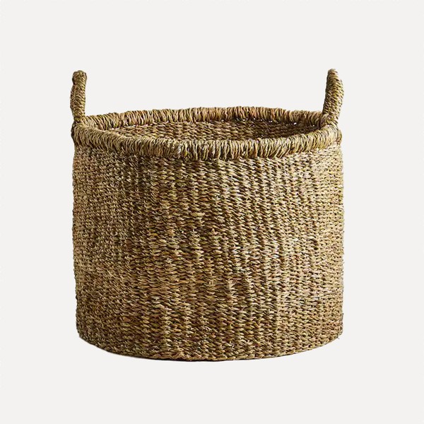 Seagrass Basket With Handles from Zara