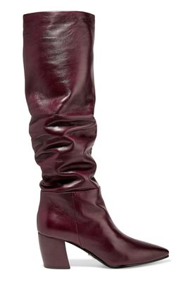 65 Leather Knee Boots from Prada