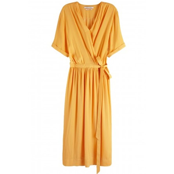 Silky Wrap Dress from Maison Scotch