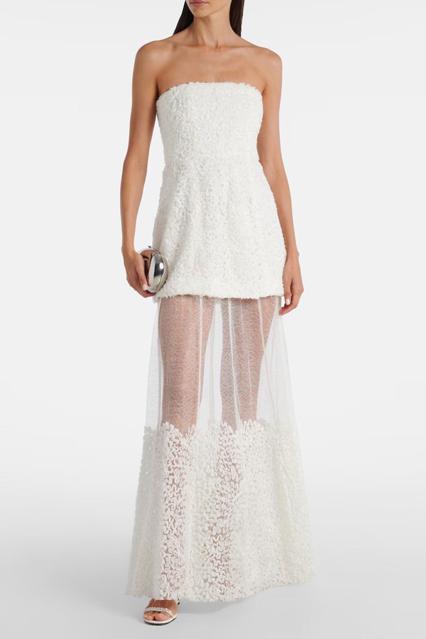 Marella Chiffon Bustier Dress from Simkhai