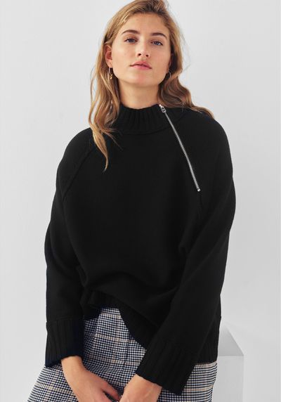 Zip Neck Jumper from Mix / Marques Almeida