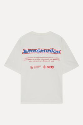Grin Blued Oversized Tee from Eme Studios