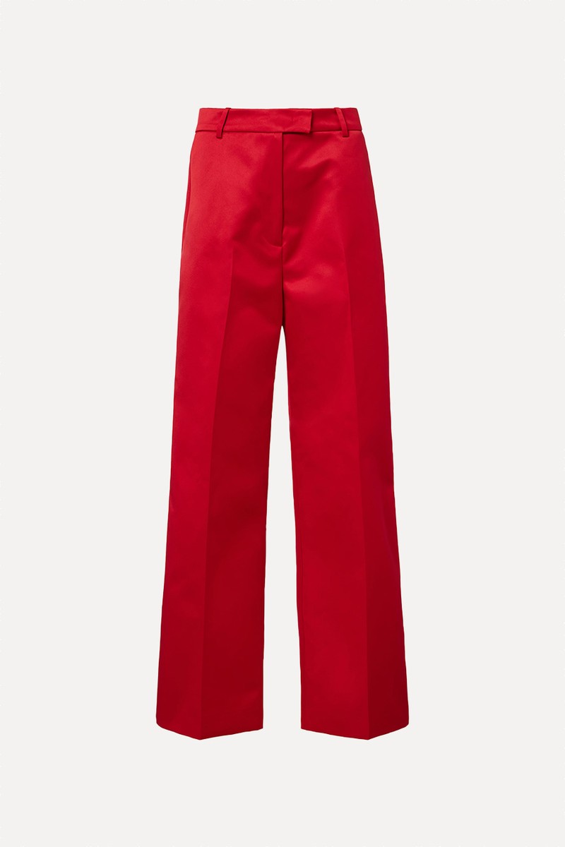 Brickell Satin Wide-Leg Pants from The Frankie Shop