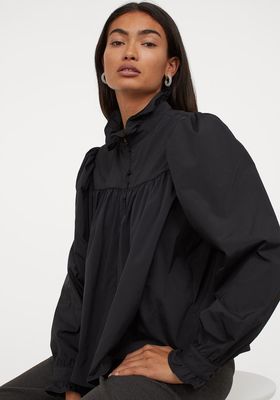 Frill-Trimmed Blouse from H&M