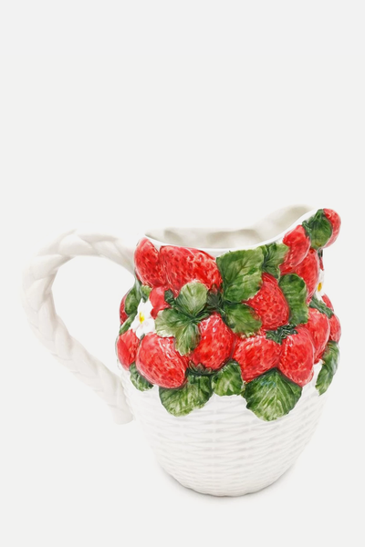 Basketweave Strawberry Pitcher from VBC