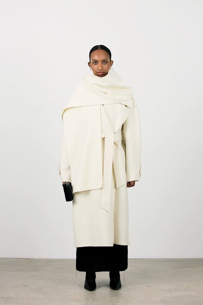 Doublè Wool Wrap Coat