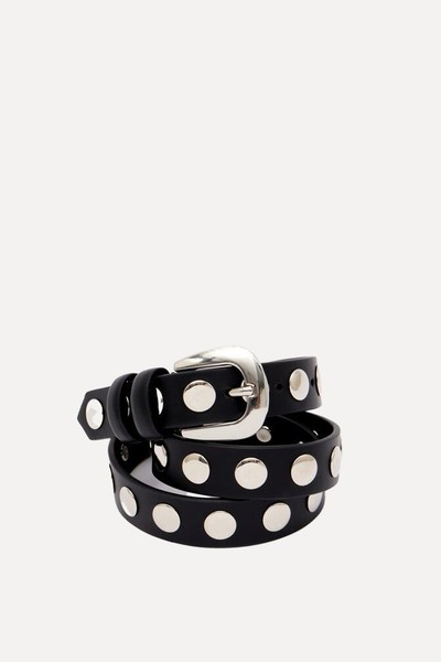 Seren Studded Leather Belt