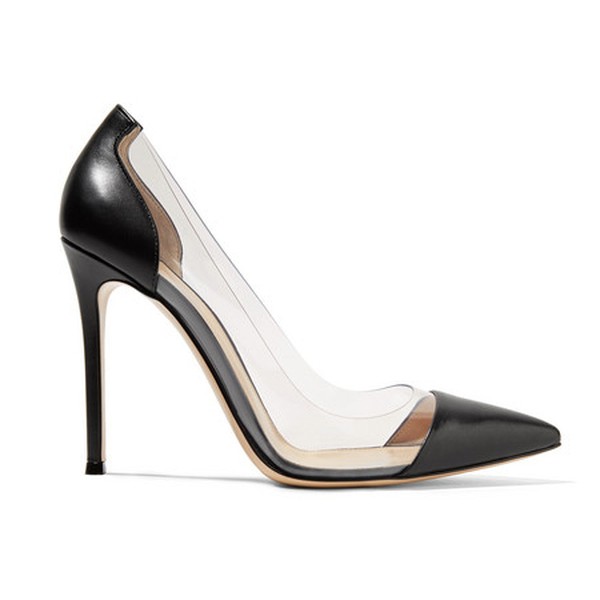 Plexi 100 Leather & PVC Pumps from Gianvito Rossi