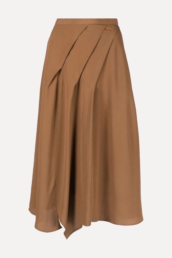 Draped Midi Skirt from Blanca Vita