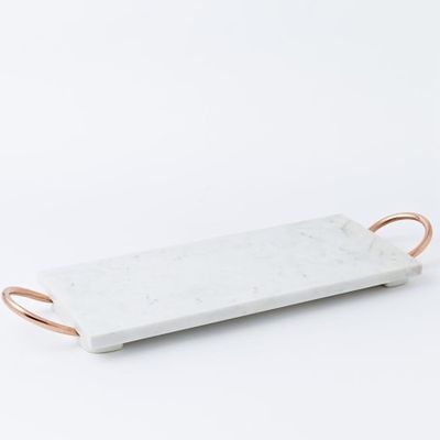 Marble & Copper Serving Board from West Elm