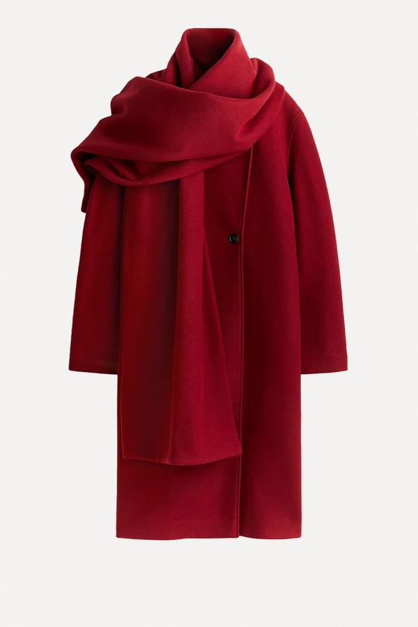 Scarf-Detail Coat from H&M