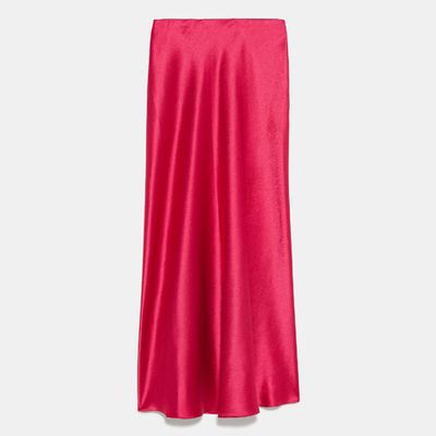 Satin Skirt from Zara