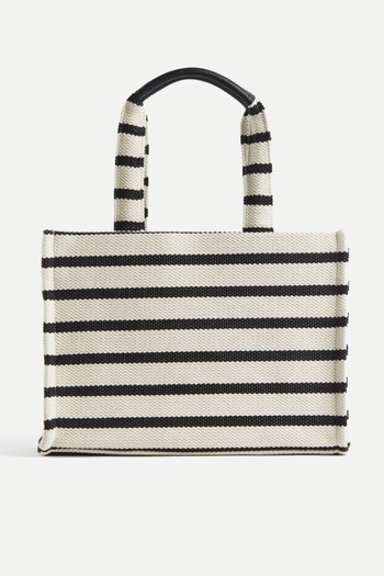 Cotton-Blend Shopper