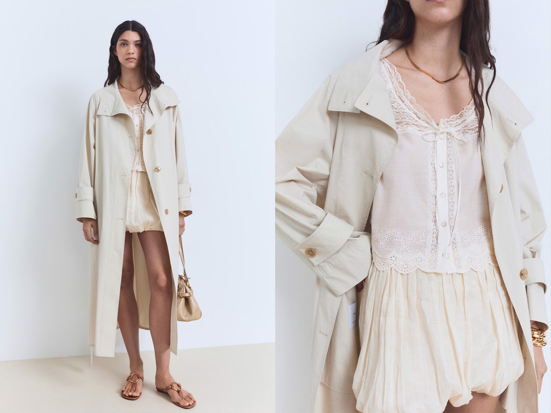 Cotton Blouse With Lace Details