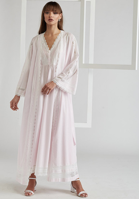 Vual Cotton Robe Set Light Pink from Bocan