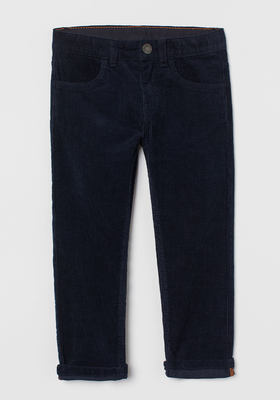 Slim Fit Corduroy Trousers from H&M