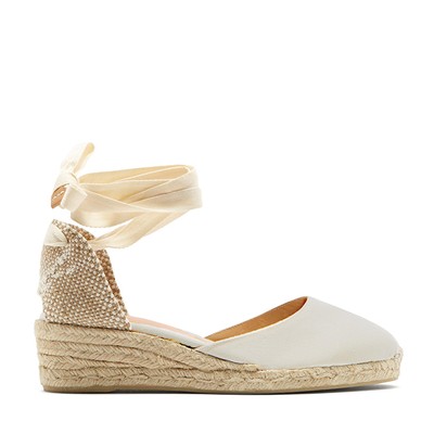 Carina 30 Canvas & Jute Espadrille Wedges from Castaner