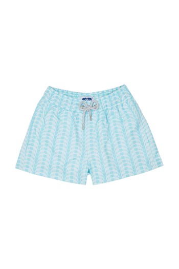 Staniel Swin Shorts Leaping Leopards from Lovebrand