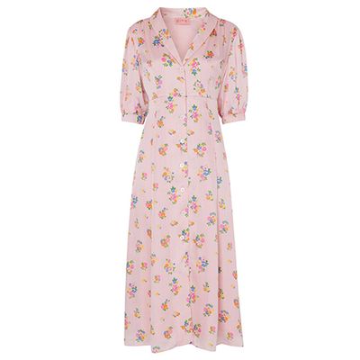 Siena Pink Floral Tea Dress from Kitri