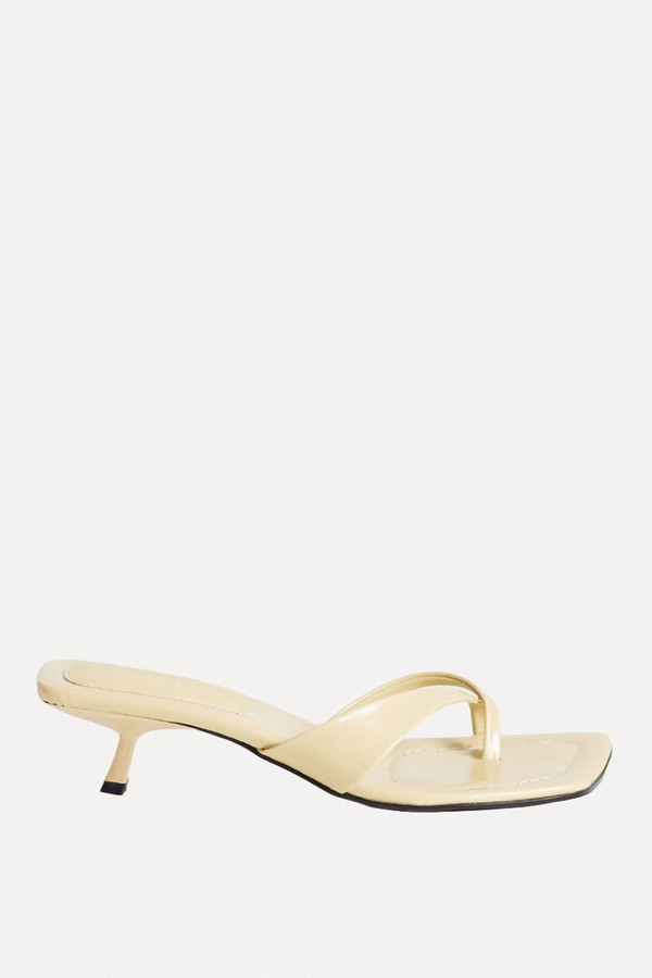 Solo Strappy Mule Mid Heel Sandals from Topshop